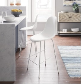 Ashley Signature Design Forestead Counter Height Bar Stool White D130-224
