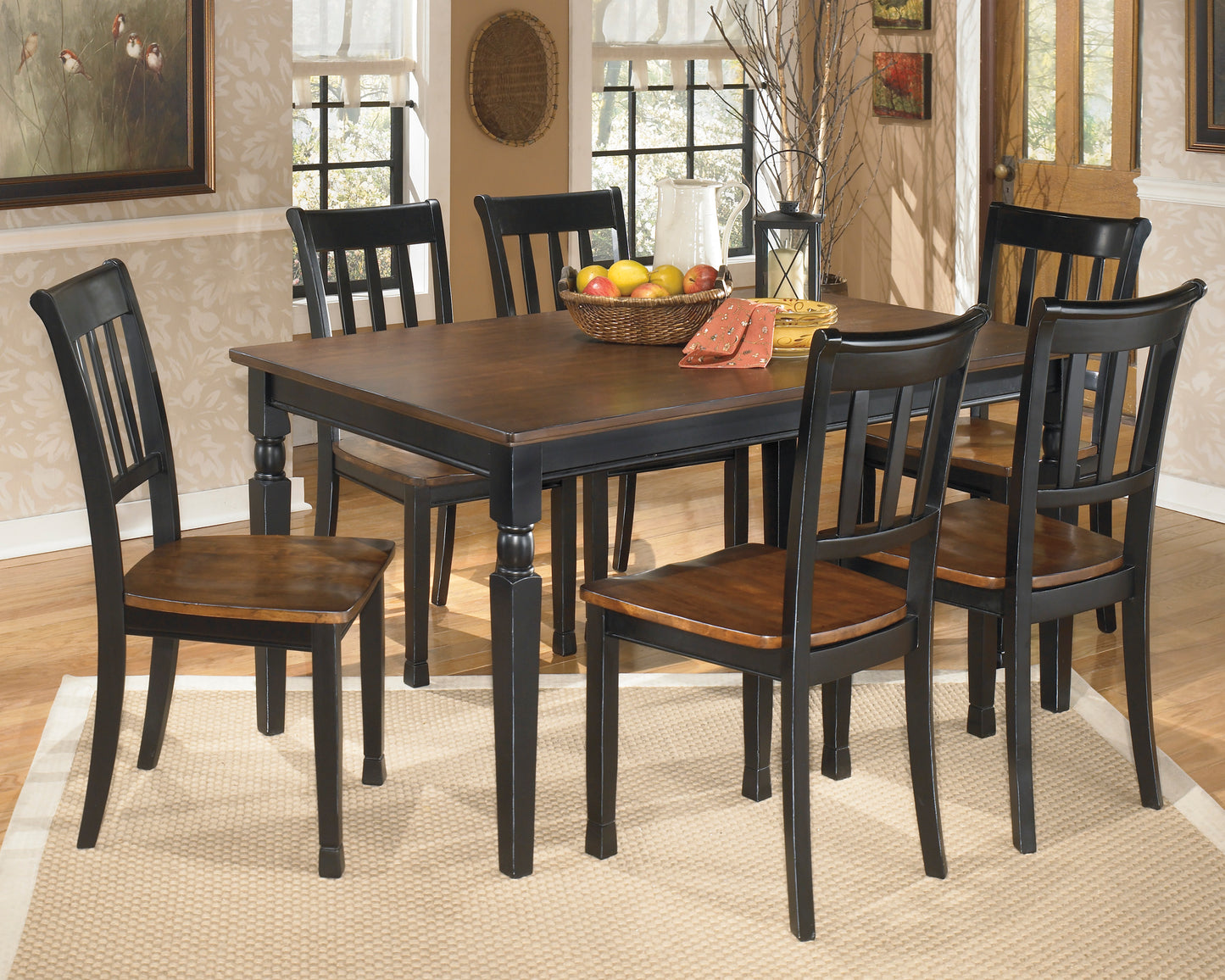 Ashley Signature Design Owingsville Dining Chair Black/Brown D580-02