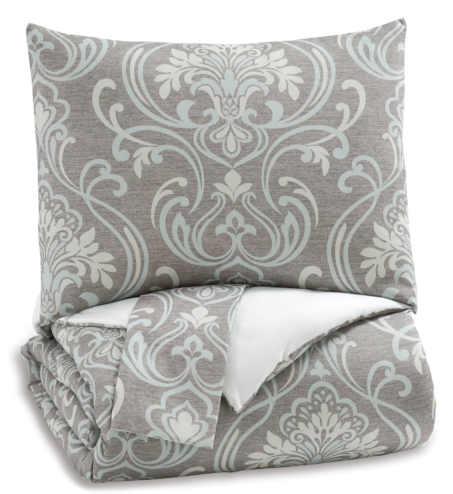 Ashley Signature Design Noel 3-Piece King Comforter Set Gray/Tan Q780003K