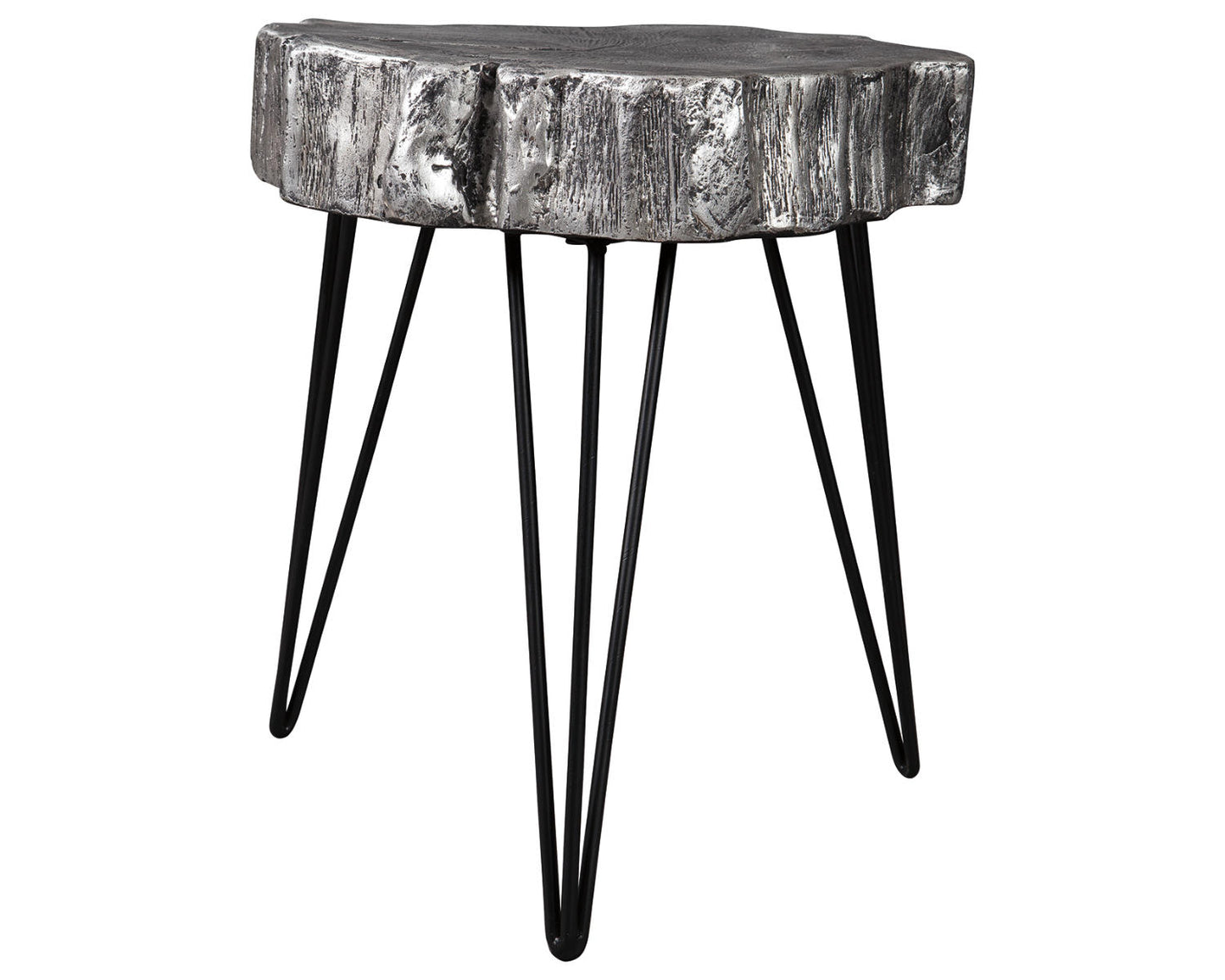 Ashley Signature Design Dellman Accent Table Black/Gray;Metallic A4000074