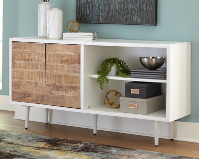 Ashley Signature Design Shayland Accent Cabinet White/Brown A4000275