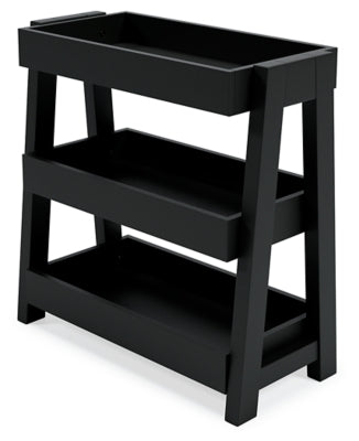 Ashley Signature Design Blariden Shelf Accent Table Metallic Gray A4000365