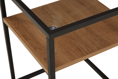 Ashley Signature Design Harrelburg Accent Table Light Brown/Black A4000375