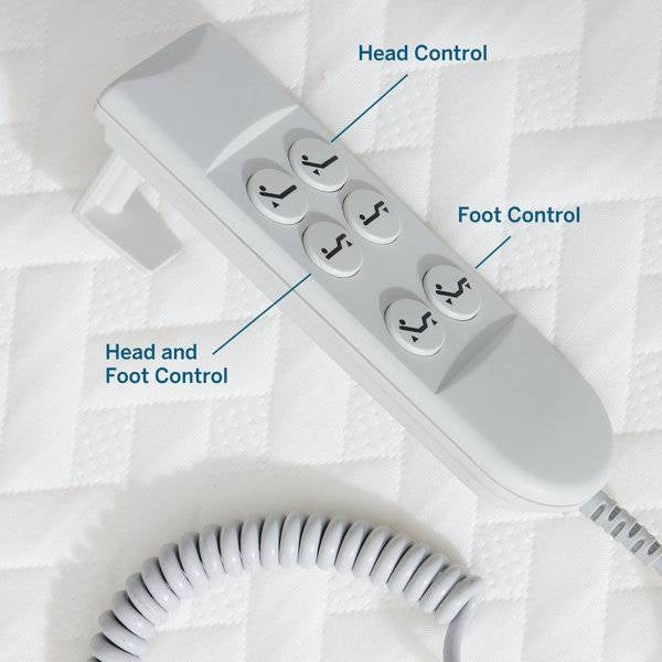 Queen Size Electric Head Foot Adjustable Bed Base with Remote