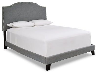 Ashley Signature Design Adelloni King Upholstered Bed Gray B080-182