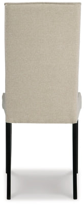 Ashley Signature Design Kimonte Dining Chair Dark Brown/Beige D250-05