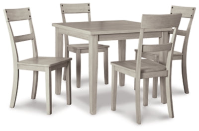 Ashley Signature Design Loratti Dining Table and Chairs (Set of 5) Gray D261-225