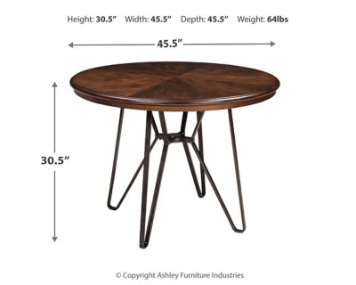 Ashley Signature Design Centiar Dining Table Two-tone Brown D372-15