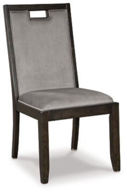 Ashley Signature Design Hyndell Dining Chair Gray/Dark Brown D731-01