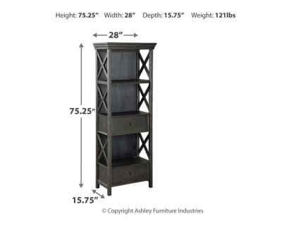 Ashley Signature Design Tyler Creek Display Cabinet Black/Gray D736-76