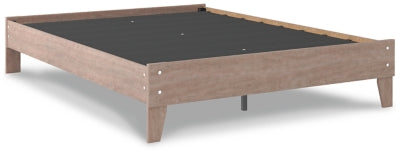 Ashley Signature Design Flannia Queen Platform Bed Gray EB2520-113