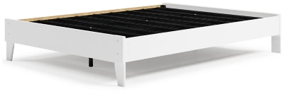 Ashley Signature Design Flannia Queen Platform Bed White EB3477-113