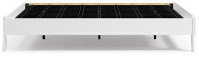 Ashley Signature Design Flannia Queen Platform Bed White EB3477-113