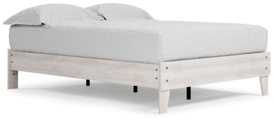 Ashley Signature Design Shawburn Full Platform Bed Whitewash EB4121-112