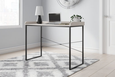 Ashley Signature Design Bayflynn 43" Home Office Desk White/Black H288-10