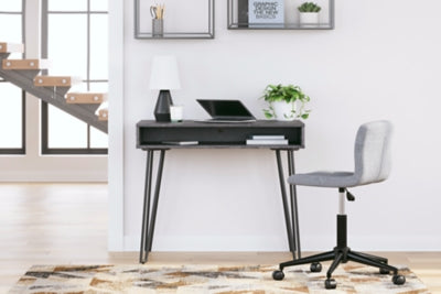 Ashley Signature Design Strumford Home Office Desk Charcoal/Black H449-110