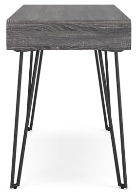 Ashley Signature Design Strumford Home Office Desk Charcoal/Black H449-114
