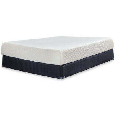 Ashley Sierra Sleep 10 Inch Chime Memory Foam Queen Mattress in a Box White M69931