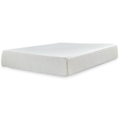 Ashley Sierra Sleep Chime 12 Inch Memory Foam Queen Mattress in a Box White M72731