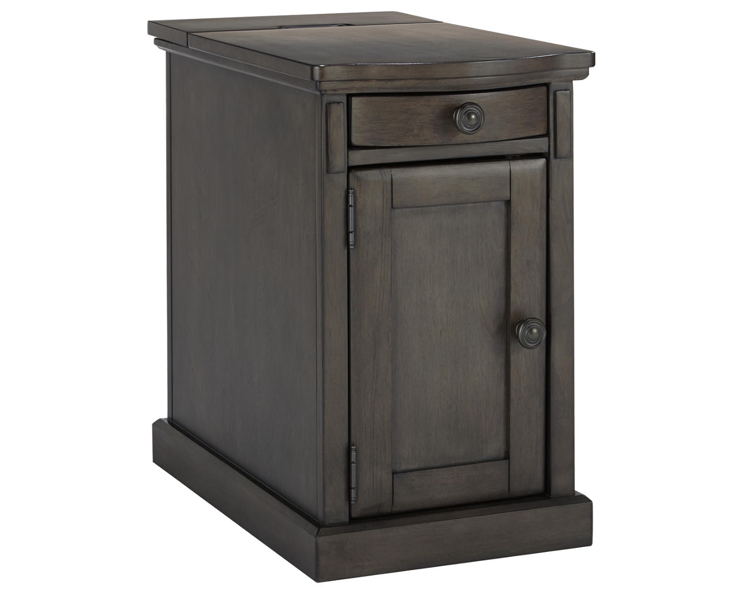 Ashley Signature Design Laflorn Chairside End Table with USB Ports & Outlets Brown/Beige T127-485