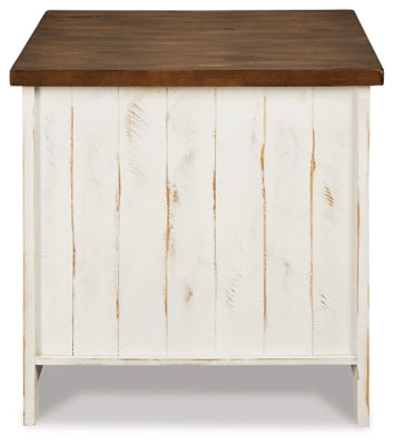 Ashley Signature Design Wystfield End Table White/Brown T459-3