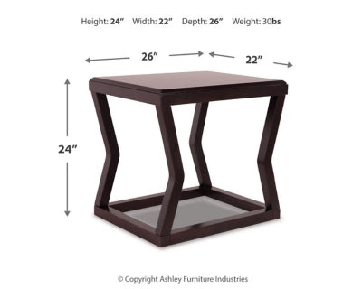 Ashley Signature Design Kelton End Table Espresso T592-3