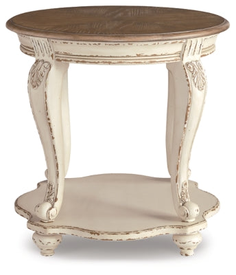 Ashley Signature Design Realyn End Table White/Brown T743-6