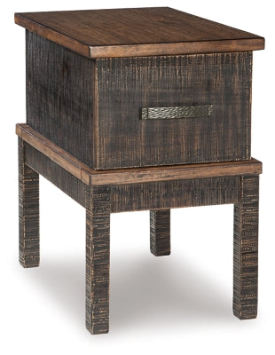 Ashley Signature Design Stanah Chairside End Table with USB Ports & Outlets Two-tone T892-7
