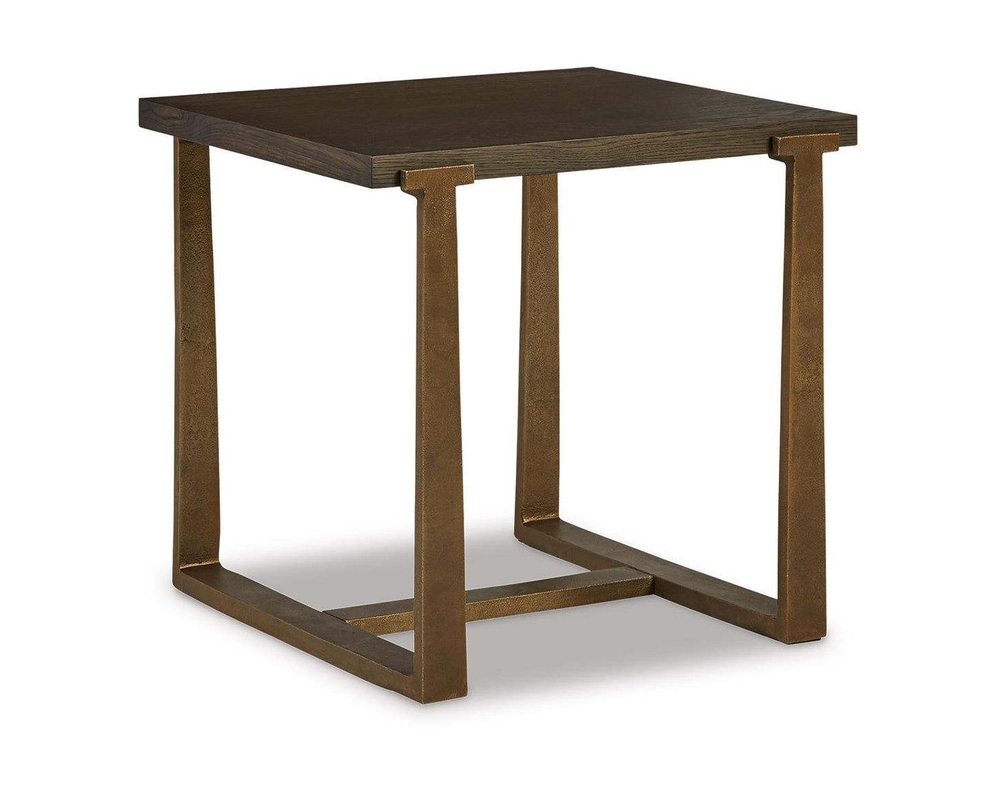 Ashley Signature Design Balintmore End Table Metallic;Brown/Beige T967-3