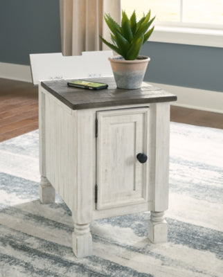 Ashley Signature Design Havalance Chairside End Table White/Gray T994-7