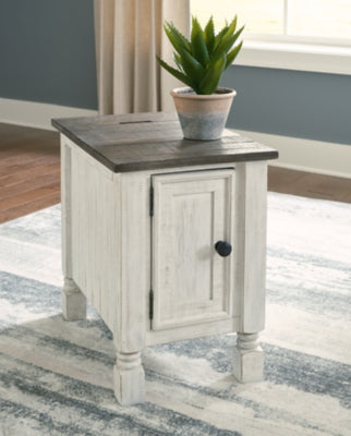 Ashley Signature Design Havalance Chairside End Table White/Gray T994-7