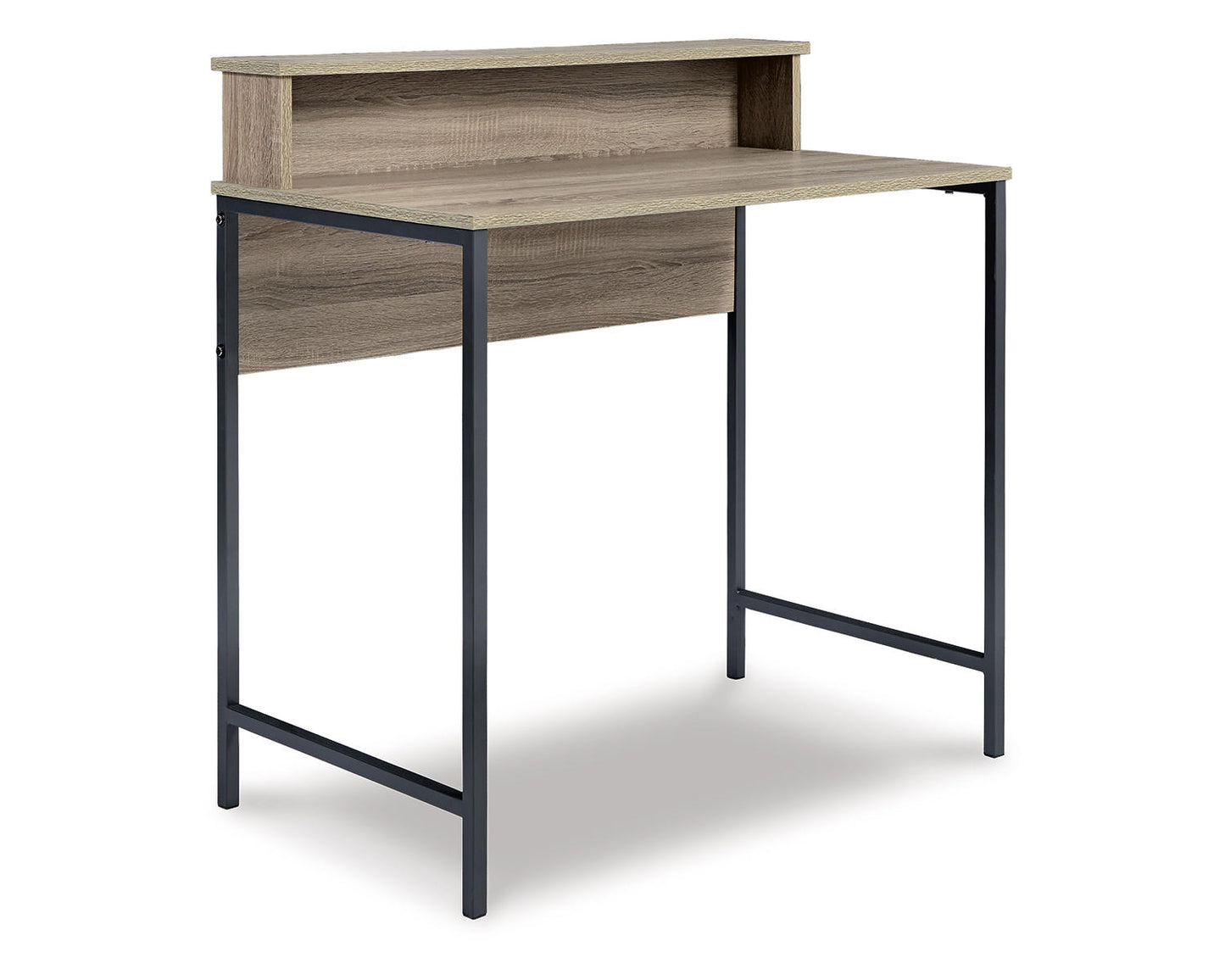 Ashley Signature Design Titania Home Office Desk Light Brown/Gunmetal Z1610744