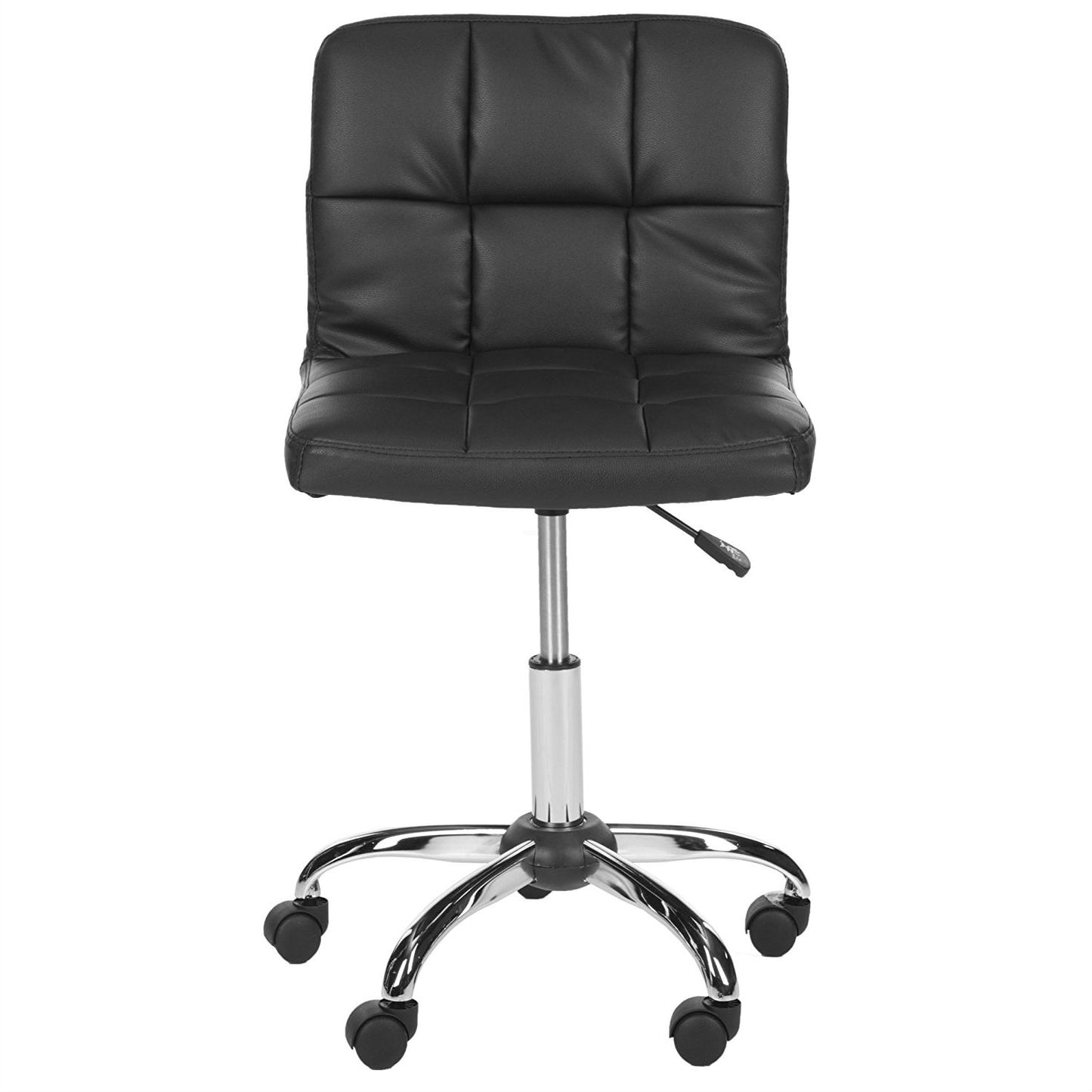 Modern Black Faux Leather Cushion Home Office Desk Chair